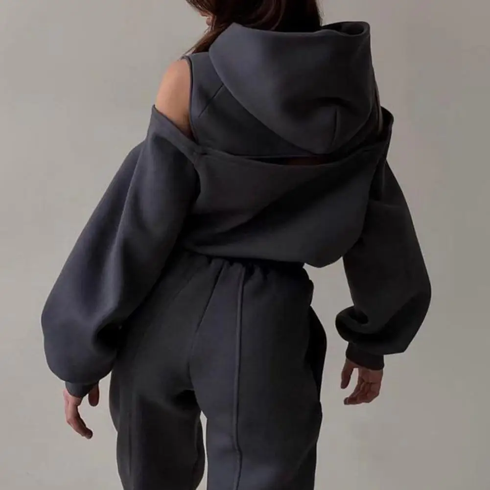 Модный женский осенний спортивный костюм, Однотонный женский зимний спортивный костюм с капюшоном и высокой талией, зимний комплект из тол...
Модный женский осенний спортивный костюм, Однотонный женский зимний спортивный костюм с капюшоном и высокой талией, зимний комплект из тол...