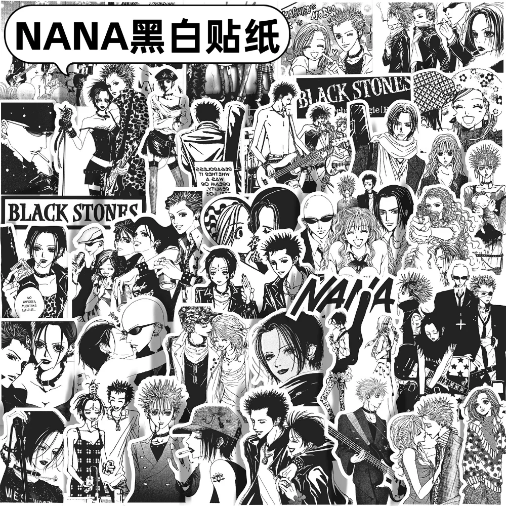 10/50/60/66pcs Hot Anime Black Whith NANA Stickers Graffiti Laptop Luggage Camping Landscape Decoration Stickers Toys
10/50/60/66pcs Hot Anime Black Whith NANA Stickers Graffiti Laptop Luggage Camping Landscape Decoration Stickers Toys