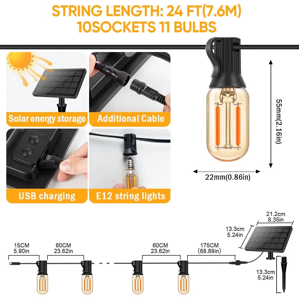Солнечная гирлянда Grensk 7,6 м 10 м
Солнечная гирлянда Grensk 7,6 м 10 м