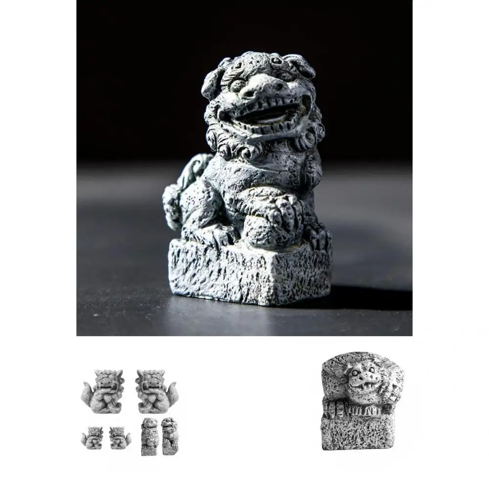 Resin 2Pcs Novelty Handmade Lion Ornament Table Decoration No Odor Lion Figurine Ornamental Home Decor
Resin 2Pcs Novelty Handmade Lion Ornament Table Decoration No Odor Lion Figurine Ornamental Home Decor
