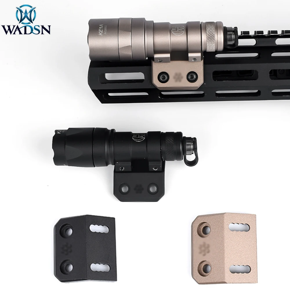 WADSN Airsoft Replica Handguard Offset Side Mount Light Mount For Surfire M300 M600 Weapon Scoutlight Mlok Keymod Rail
WADSN Airsoft Replica Handguard Offset Side Mount Light Mount For Surfire M300 M600 Weapon Scoutlight Mlok Keymod Rail