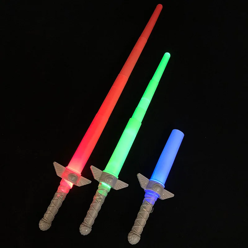 Four-section Telescopic Led Laser Sword Lightsaber Telescopic Electronic Sword Children's Luminous Toys Children's Birthday Gift
Four-section Telescopic Led Laser Sword Lightsaber Telescopic Electronic Sword Children's Luminous Toys Children's Birthday Gift