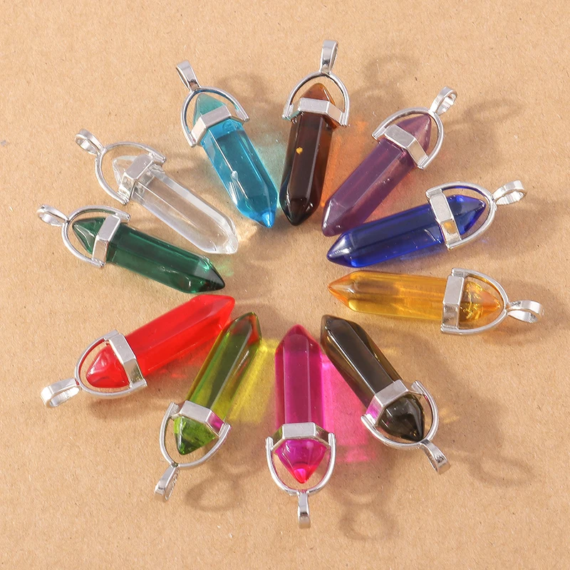 5pcs Cute Transparent Hexagonal Prism Charms Pendants Making DIY Drop Earrings Necklaces Handmade Bracelets Jewelry Accessory
5pcs Cute Transparent Hexagonal Prism Charms Pendants Making DIY Drop Earrings Necklaces Handmade Bracelets Jewelry Accessory