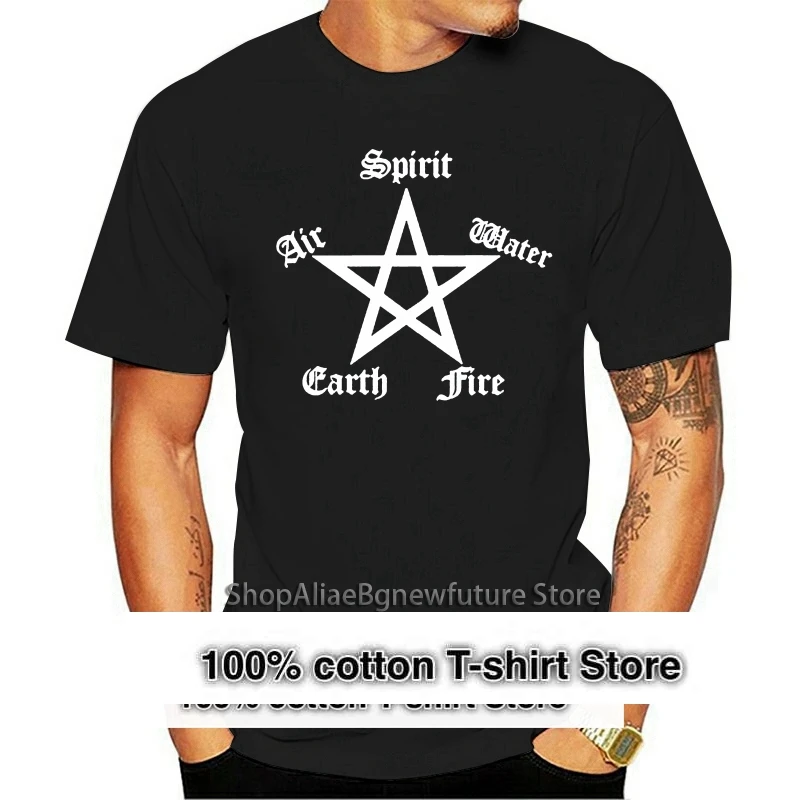 100% Cotton Tee Shirts Pentagram T-Shirt - Funny T-Shirt Pagan Nature Retro Witchcraft Satan Irish T Shirts
100% Cotton Tee Shirts Pentagram T-Shirt - Funny T-Shirt Pagan Nature Retro Witchcraft Satan Irish T Shirts
