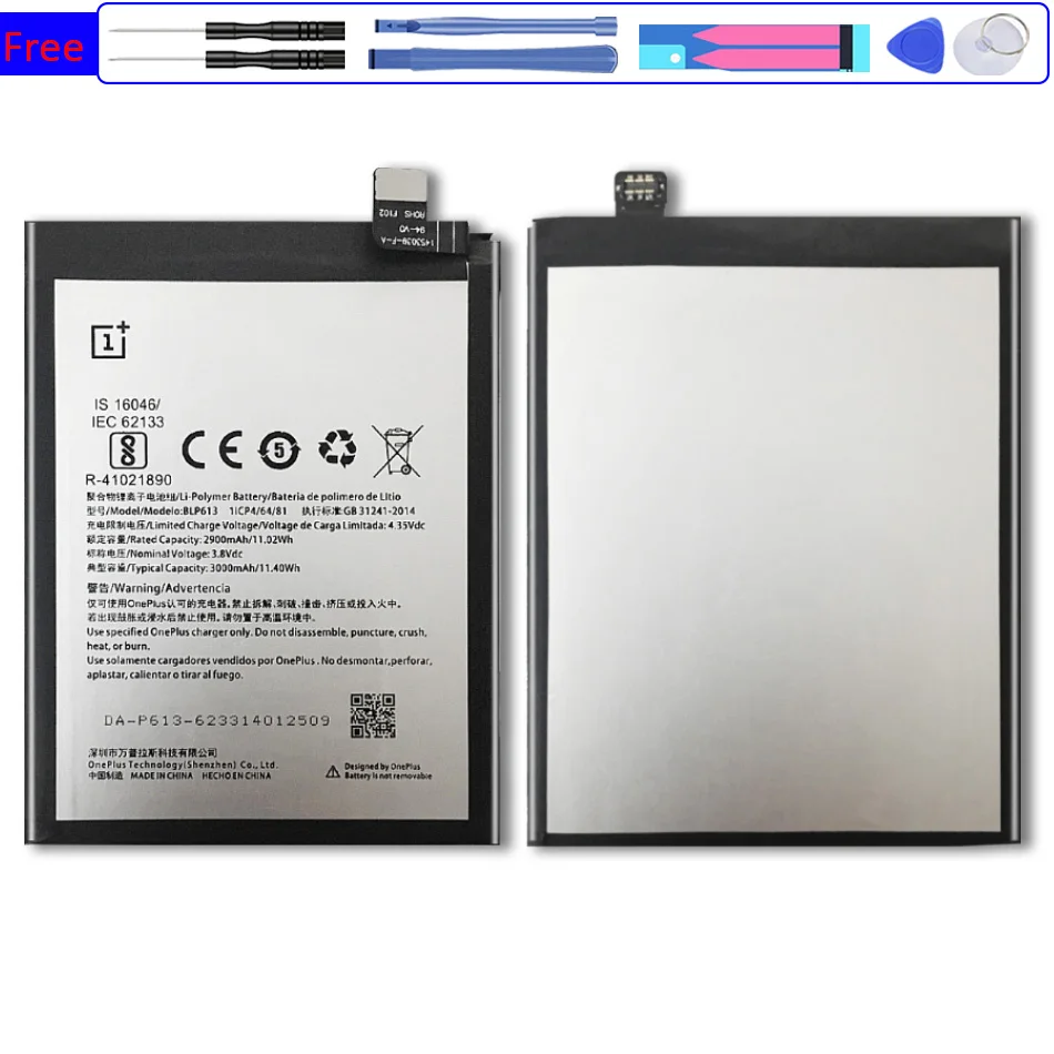 3000 мАч BLP613 BLP 613 Сменный аккумулятор для One Plus 3 OnePlus3 для One Plus 1 + 3 трек-код 
3000 мАч BLP613 BLP 613 Сменный аккумулятор для One Plus 3 OnePlus3 для One Plus 1 + 3 трек-код