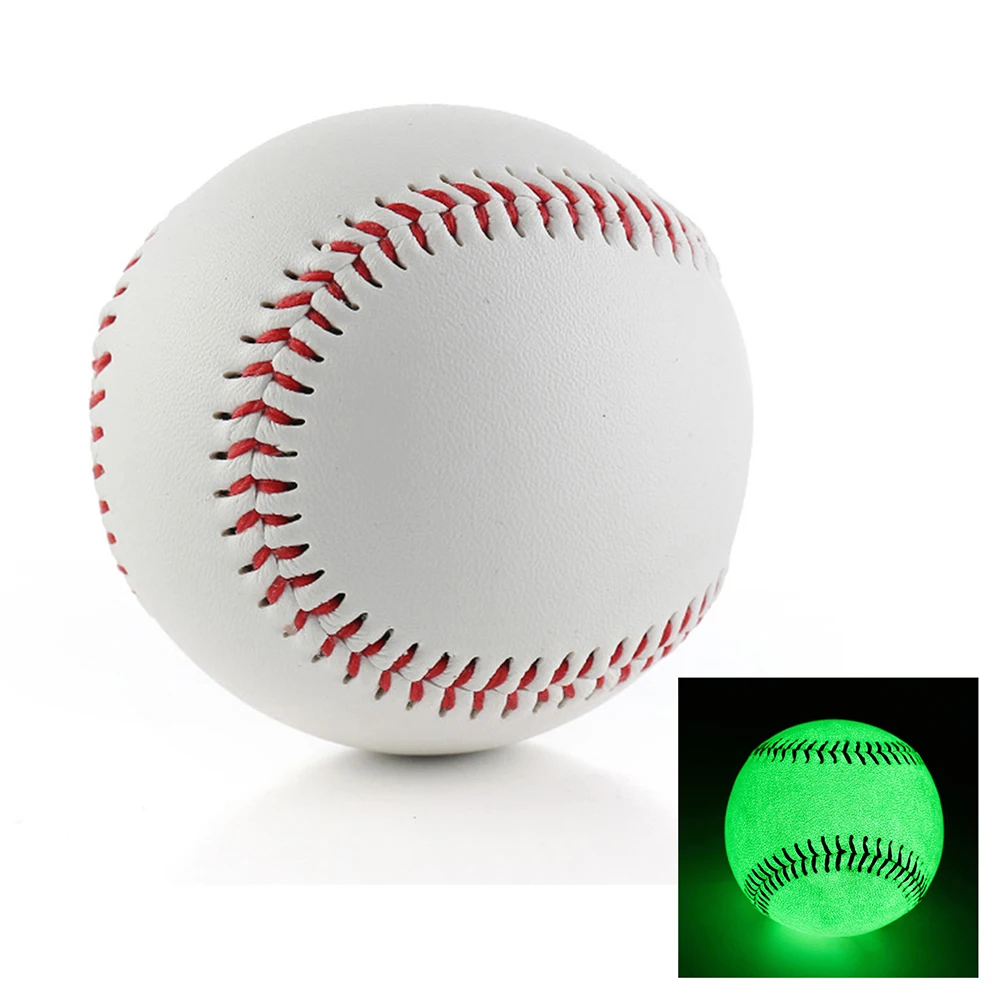 

9-дюймовый фосфоресцирующий Бейсбол 7,2 см, официальный размер, светящийся шар, подарки, аксессуары для спортивного снаряжения для уличной команды