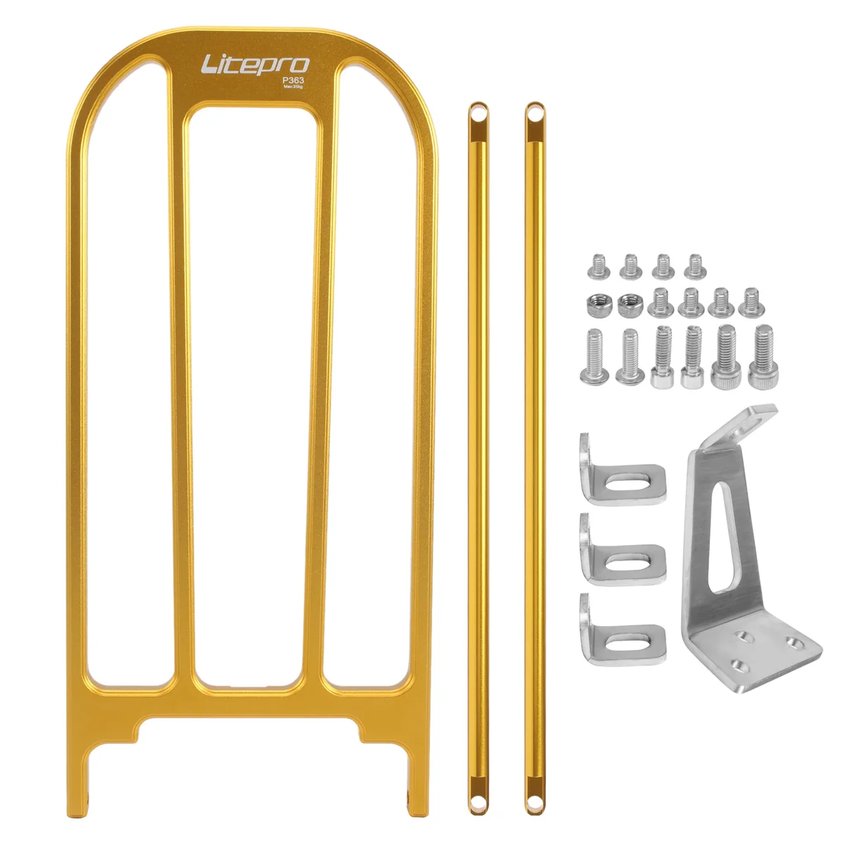 Bicycle Rear Rack Aluminium Alloy Bike Standard Rack for Bike Standard Rack,Gold
Bicycle Rear Rack Aluminium Alloy Bike Standard Rack for Bike Standard Rack,Gold