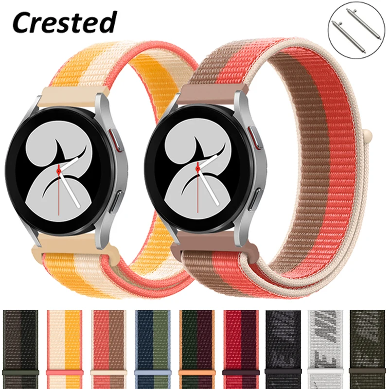 20mm/22mm band For Galaxy Watch 4/Classic/46mm/42mm/active Samsung Gear S3 Frontier Nylon Bracelet Huawei watch GT 2 3 pro strap
20mm/22mm band For Galaxy Watch 4/Classic/46mm/42mm/active Samsung Gear S3 Frontier Nylon Bracelet Huawei watch GT 2 3 pro strap