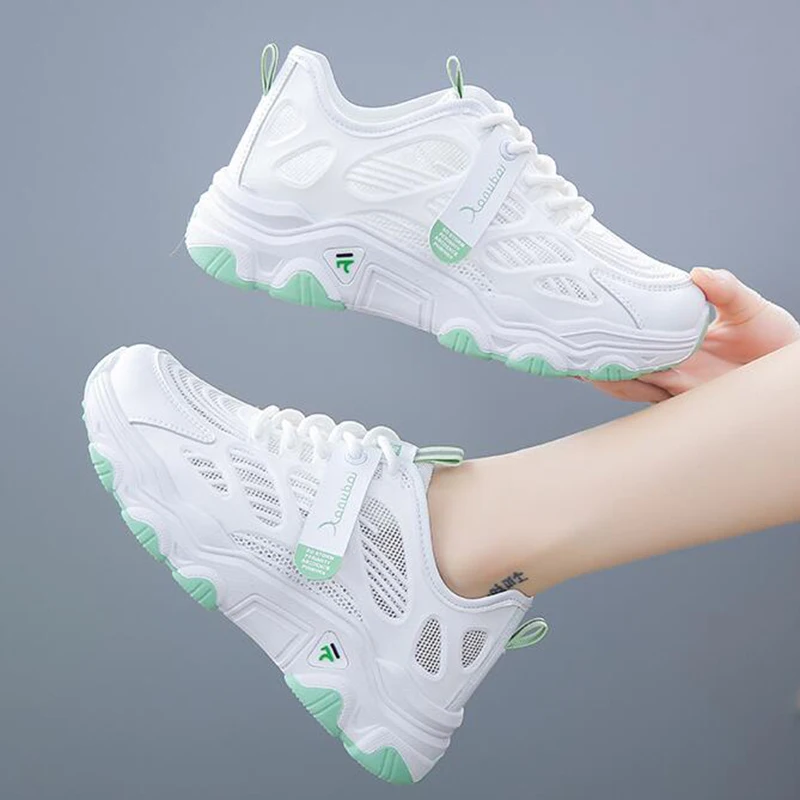 Women's Shoes Mesh Breathable Daddy Shoes Women Sneakers New Wild Thick Bottom Thin Casual Sports Mesh Shoes Vulcanize Shoes
Women's Shoes Mesh Breathable Daddy Shoes Women Sneakers New Wild Thick Bottom Thin Casual Sports Mesh Shoes Vulcanize Shoes