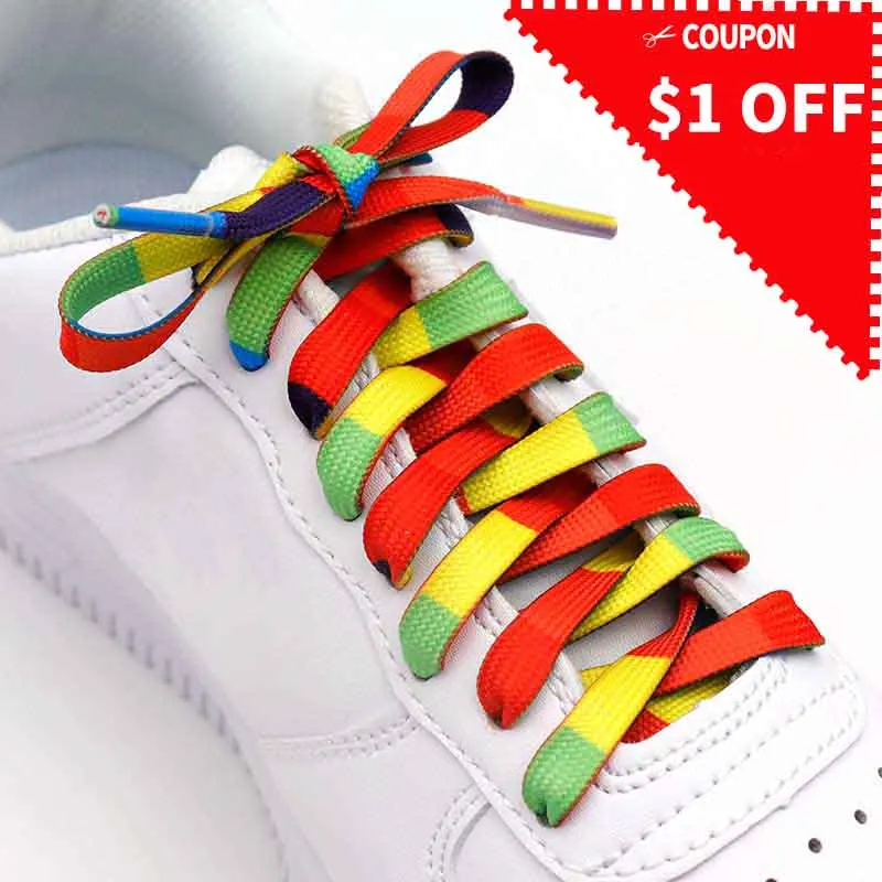 New Coming 7mm Printed Contrast Color Painting Shoe Laces 60-180cm Silk Printing Colorful Shoelace Sneakers For Women Child
New Coming 7mm Printed Contrast Color Painting Shoe Laces 60-180cm Silk Printing Colorful Shoelace Sneakers For Women Child