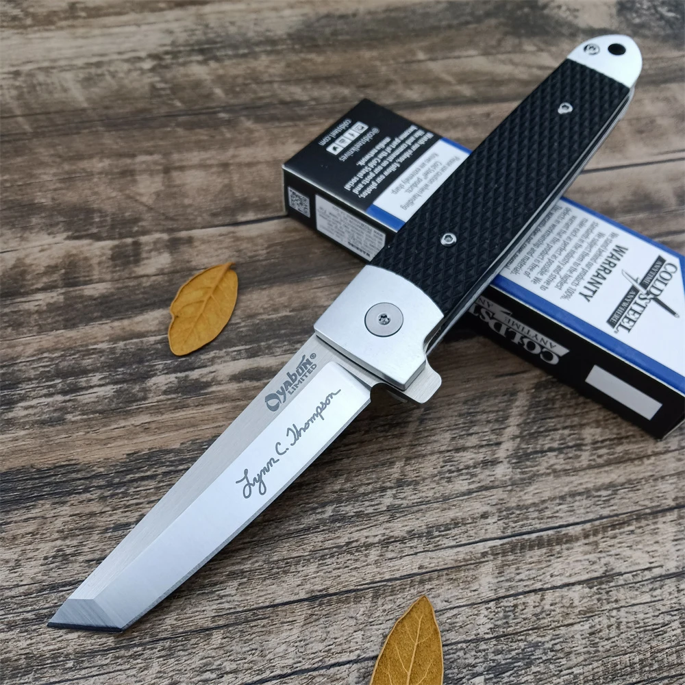 Складной нож Cold Steel Oyabun 26T, модель 3,54 дюйма, цвет черный, рукоятка G10, тактический нож для выживания, охоты, складной нож, карманный Navaja
Складной нож Cold Steel Oyabun 26T, модель 3,54 дюйма, цвет черный, рукоятка G10, тактический нож для выживания, охоты, складной нож, карманный Navaja