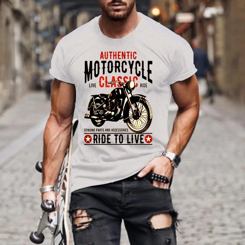 Motocycle T Shirt European And American Ride To Live T Shirts 3d Printing T Shirts For Men Oversized Man Clothing Moto Camiseta
Motocycle T Shirt European And American Ride To Live T Shirts 3d Printing T Shirts For Men Oversized Man Clothing Moto Camiseta
