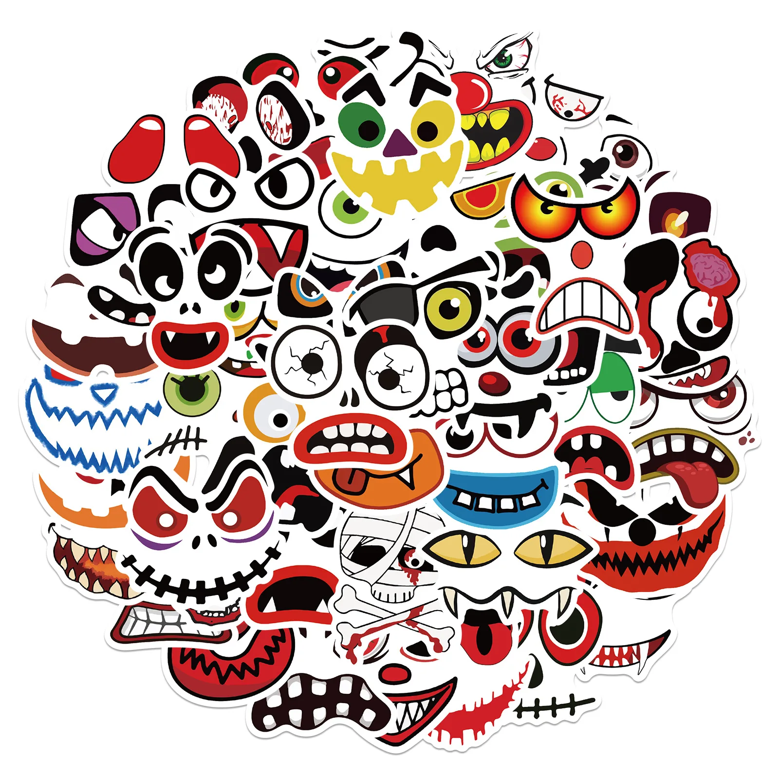 50Pcs Cartoon Halloween Pumpkin Expression Waterproof Sticker Decor Refrigerator Guitar Skateboard Laptop DIY Stationery Doodle
50Pcs Cartoon Halloween Pumpkin Expression Waterproof Sticker Decor Refrigerator Guitar Skateboard Laptop DIY Stationery Doodle