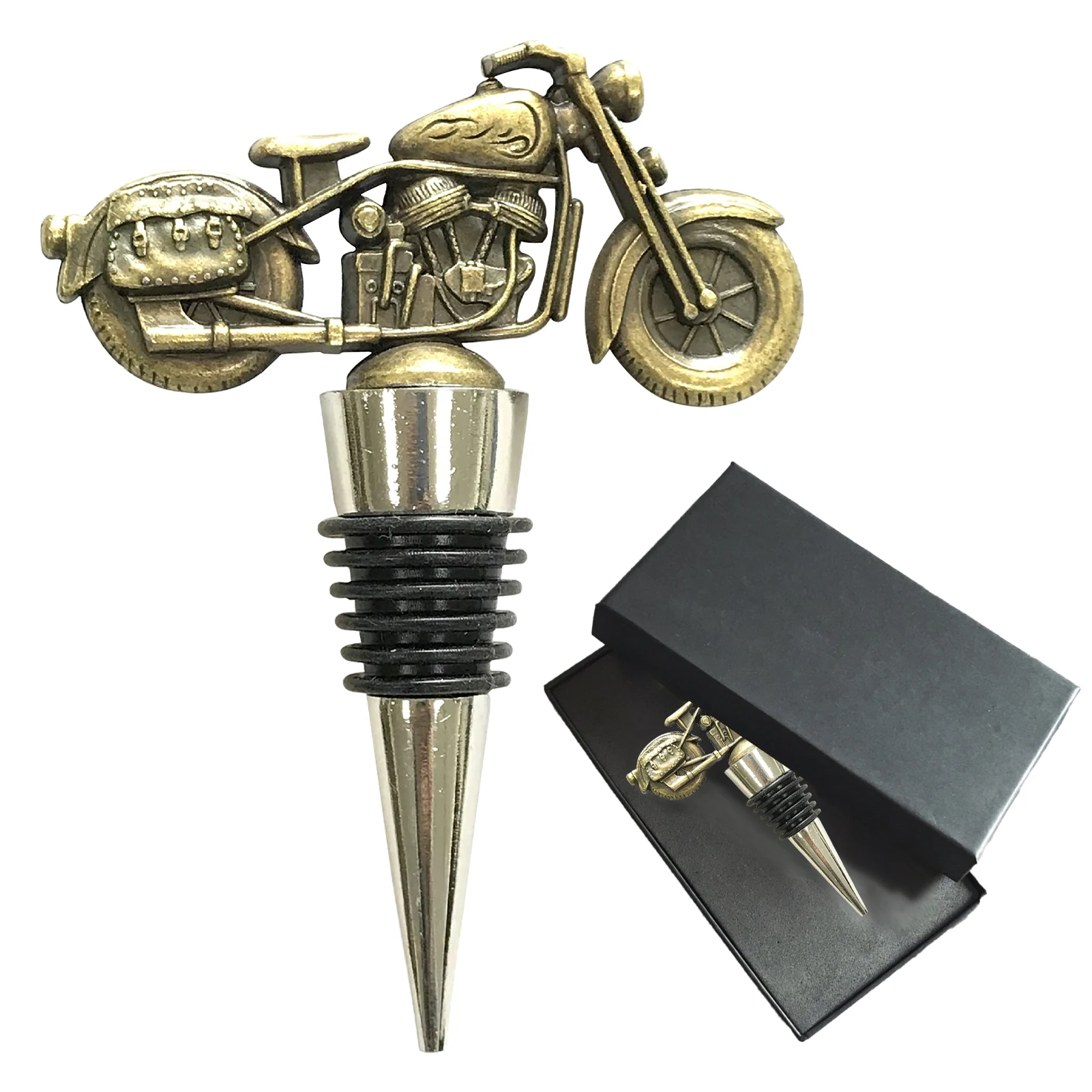 Wedding Wine Beverage Anti Flow Home Party Reusable Vintage Motorcycle Bronze Christmas Present Bottle Stopper Zinc Alloy Gift
Wedding Wine Beverage Anti Flow Home Party Reusable Vintage Motorcycle Bronze Christmas Present Bottle Stopper Zinc Alloy Gift