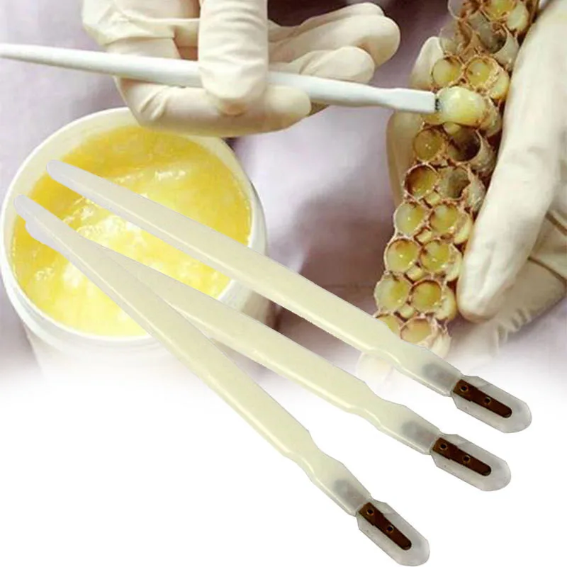 6PCS Portable Bee Milk Royal Jelly Scraper Pulp Take Pen Plastic White Bees Grafting Tools Beekeeping Equipment Supplies
6PCS Portable Bee Milk Royal Jelly Scraper Pulp Take Pen Plastic White Bees Grafting Tools Beekeeping Equipment Supplies
