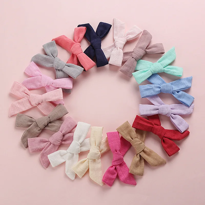 Cotton Linen Baby Hair Clips for Girls Bows Cute Infant Fabric Hairpins Princess Barrette Children Solid Kids Hair Accessories
Cotton Linen Baby Hair Clips for Girls Bows Cute Infant Fabric Hairpins Princess Barrette Children Solid Kids Hair Accessories