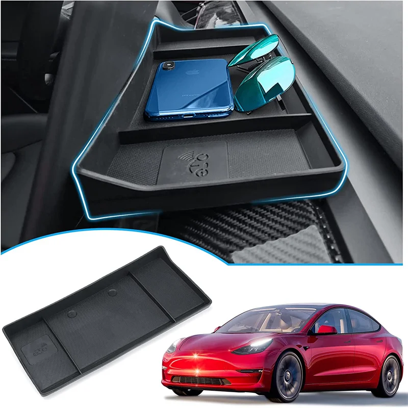 For Tesla Model 3/Y Center Console Organizer with Anti-Slip Liner Tray Magnetic Behind Screen Storage Tray Dashboard Holder
For Tesla Model 3/Y Center Console Organizer with Anti-Slip Liner Tray Magnetic Behind Screen Storage Tray Dashboard Holder