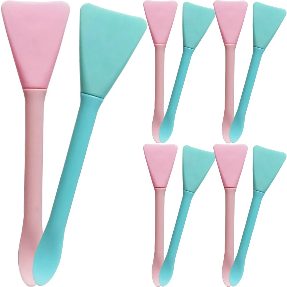 10 шт., силиконовые аппликаторы для лица 
10 шт., силиконовые аппликаторы для лица