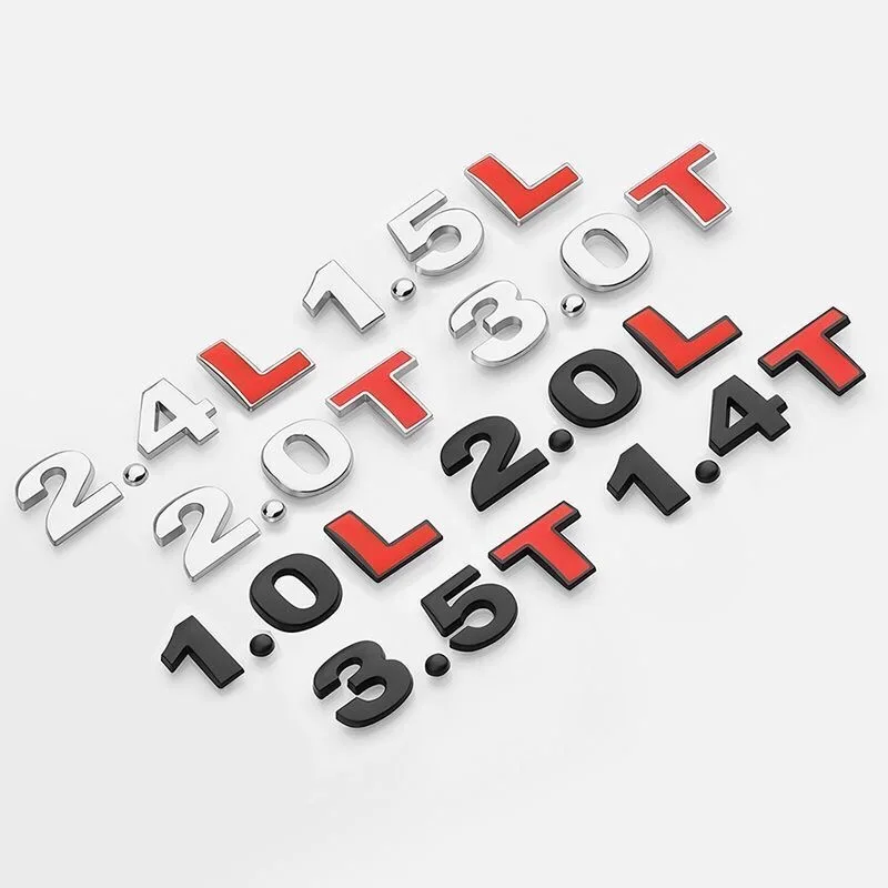 1Pcs Car Styling 3D Metal 2.0T 1.6T 3.0T 1.5T 1.0T 1.8T 1.4T 1.4L 1.6L 2.8L Emblem Sticker Auto Outdoor Accessories
1Pcs Car Styling 3D Metal 2.0T 1.6T 3.0T 1.5T 1.0T 1.8T 1.4T 1.4L 1.6L 2.8L Emblem Sticker Auto Outdoor Accessories