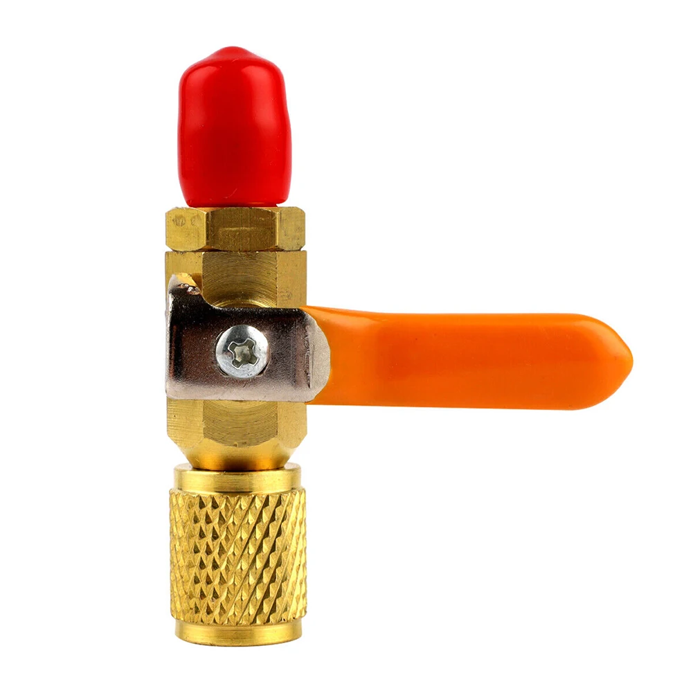 R410A R134A Straight Ball Valve Adapter For Charging Hoses HVAC 1/4 AC For The Standard 1/4-inch SAE Charging Hose HVAC Systems
R410A R134A Straight Ball Valve Adapter For Charging Hoses HVAC 1/4 AC For The Standard 1/4-inch SAE Charging Hose HVAC Systems