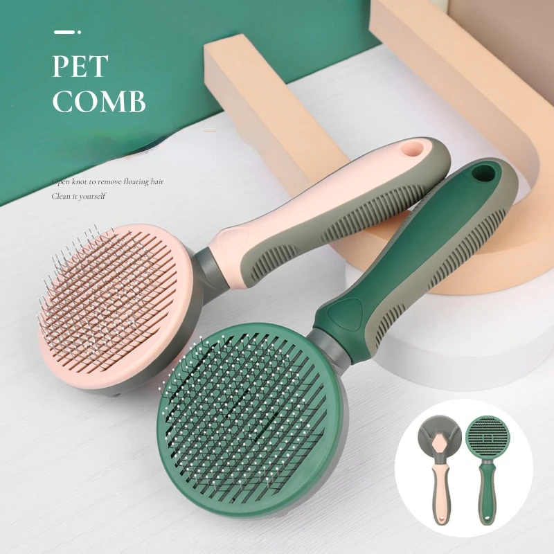 Pet Comb Beauty Supplies Automatic Hair Removal Tool Cat and Dog Comb Hair Removal Self-cleaning Needle with Complete Functions
Pet Comb Beauty Supplies Automatic Hair Removal Tool Cat and Dog Comb Hair Removal Self-cleaning Needle with Complete Functions