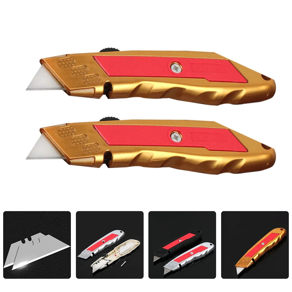 2Pcs Carpet Cutter Household Leather Cutter Aluminum Alloy Cutter (Random Color) 
2Pcs Carpet Cutter Household Leather Cutter Aluminum Alloy Cutter (Random Color)