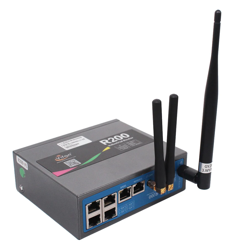 R200 dual-band Gigabit Ethernet wireless router industrial 3g 4g LTE router with I/O port
R200 dual-band Gigabit Ethernet wireless router industrial 3g 4g LTE router with I/O port