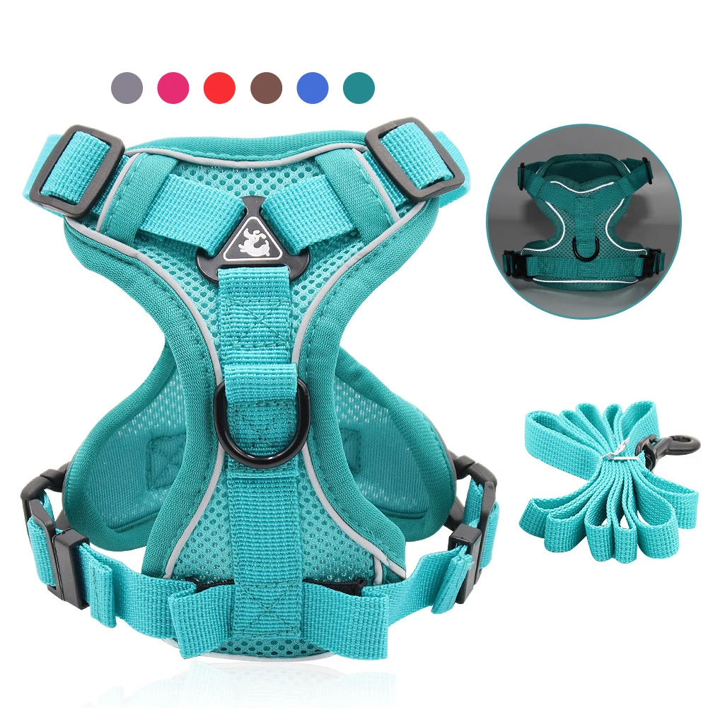 Breathable Pet Reflective Dog Harness Adjustable Medium Large Dog Vest Safety Vehicular Lead Walking Running Dog Harness Vest
Breathable Pet Reflective Dog Harness Adjustable Medium Large Dog Vest Safety Vehicular Lead Walking Running Dog Harness Vest