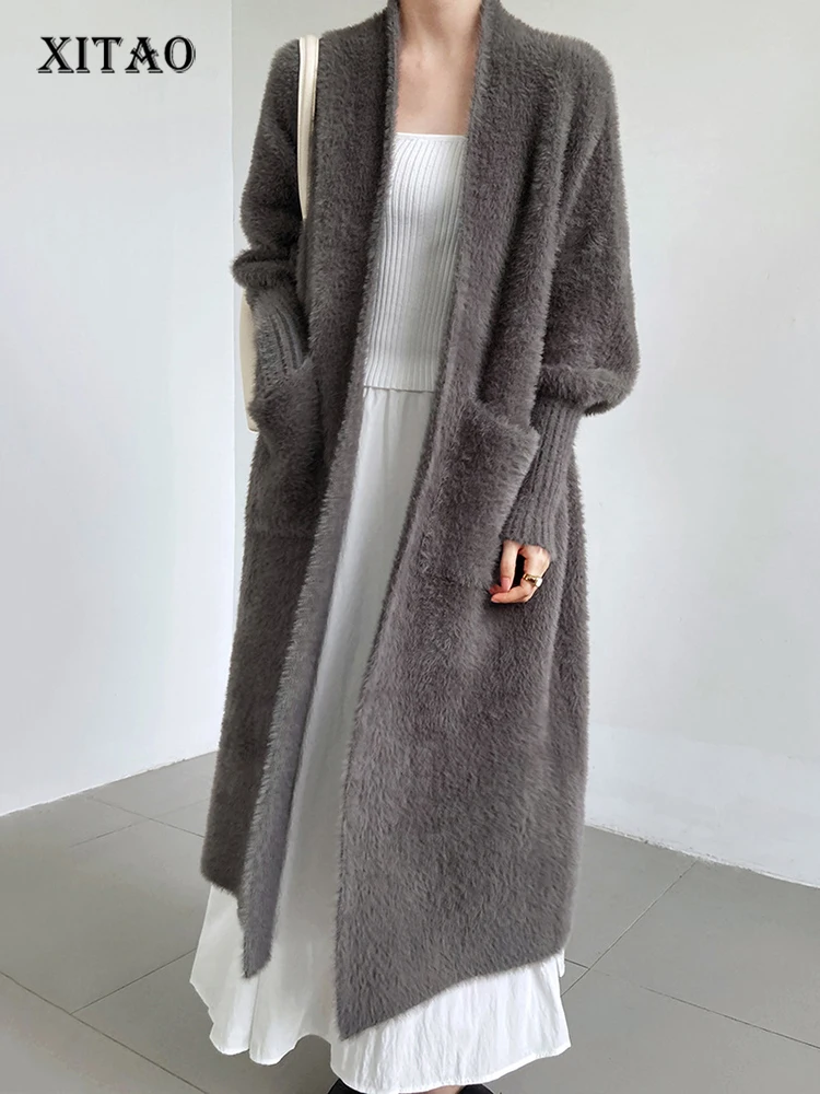 XITAO Casual Women Knitting Cardigan Solid Color Simplicity Loose V-neck Collar Sweater Coat Autumn All-match New WLD13243
XITAO Casual Women Knitting Cardigan Solid Color Simplicity Loose V-neck Collar Sweater Coat Autumn All-match New WLD13243
