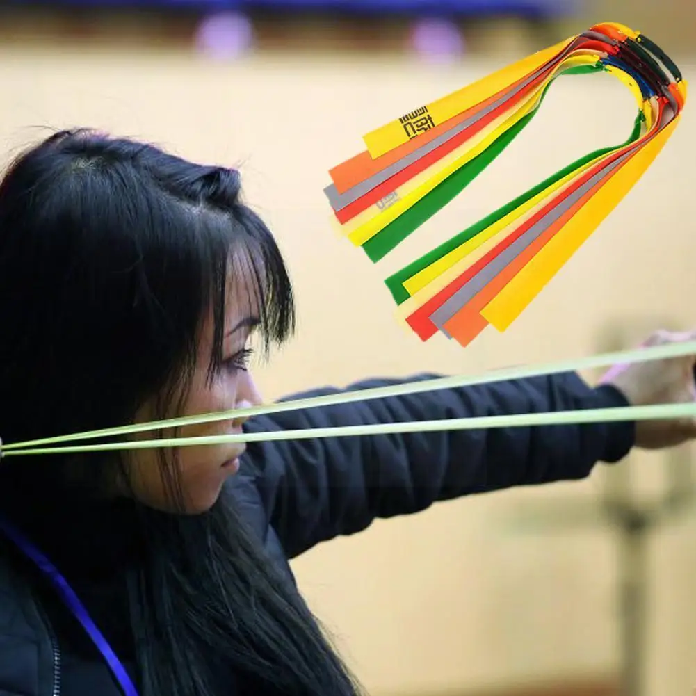 1pc Color Random Slingshot Rubber Band Natural Rubber Rubber Special Wide Thickening Band Flat Belt Color Catapult Flat V2y2
1pc Color Random Slingshot Rubber Band Natural Rubber Rubber Special Wide Thickening Band Flat Belt Color Catapult Flat V2y2