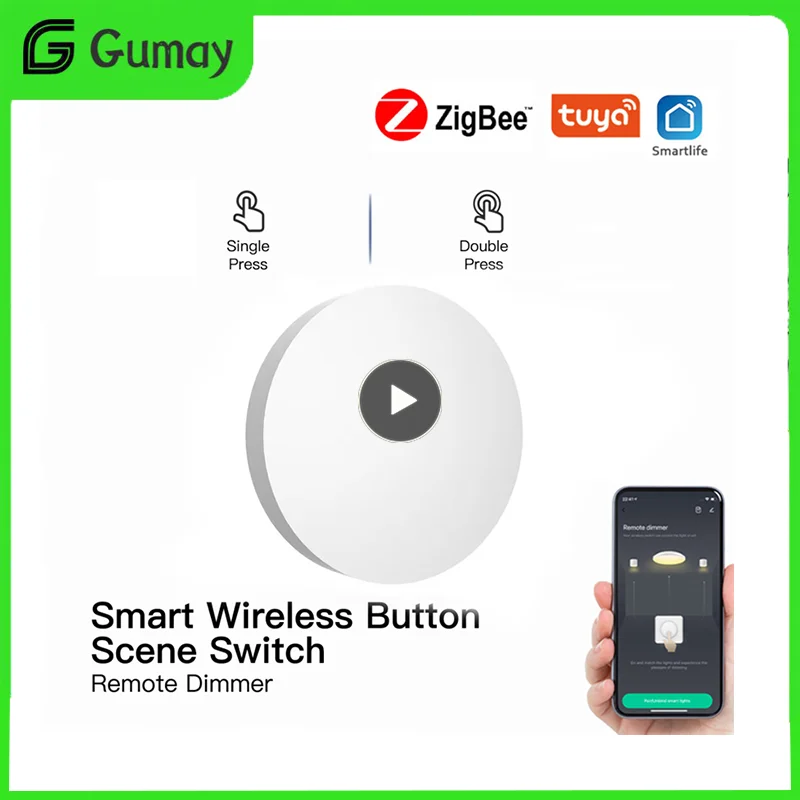 Tuya ZigBee Button Smart Scene Switch Multi-scene Linkage Wireless Remote Control Intelligent Smart Home Zigbee Gateway Need
Tuya ZigBee Button Smart Scene Switch Multi-scene Linkage Wireless Remote Control Intelligent Smart Home Zigbee Gateway Need