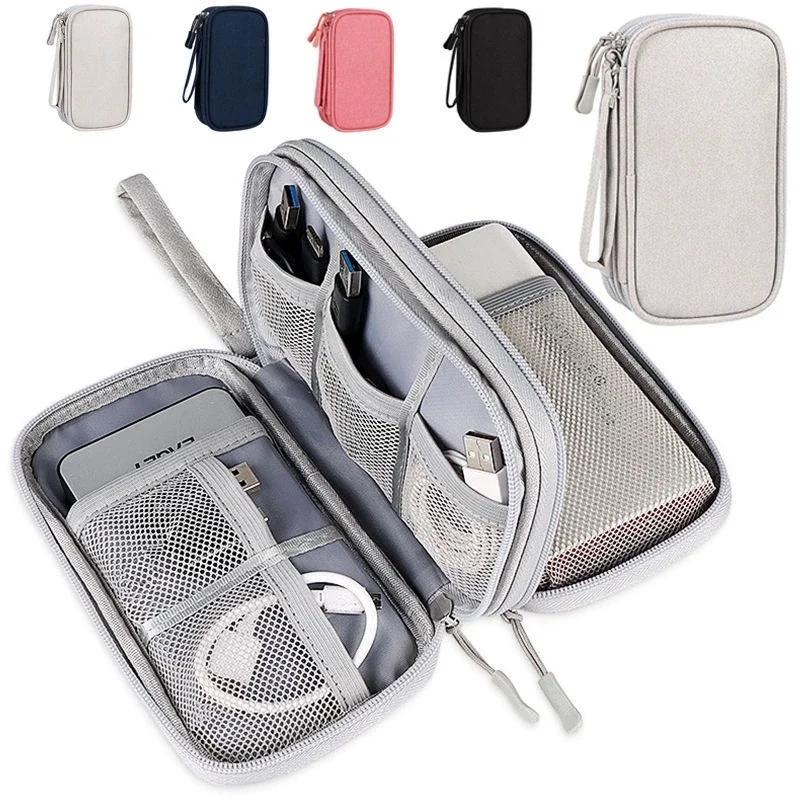 Travel Cable Organizer Bag Pouch Carry Case Portable Waterproof Double Layers Wires Charger Usb Cable Cord Gadget Storage Bag
Travel Cable Organizer Bag Pouch Carry Case Portable Waterproof Double Layers Wires Charger Usb Cable Cord Gadget Storage Bag