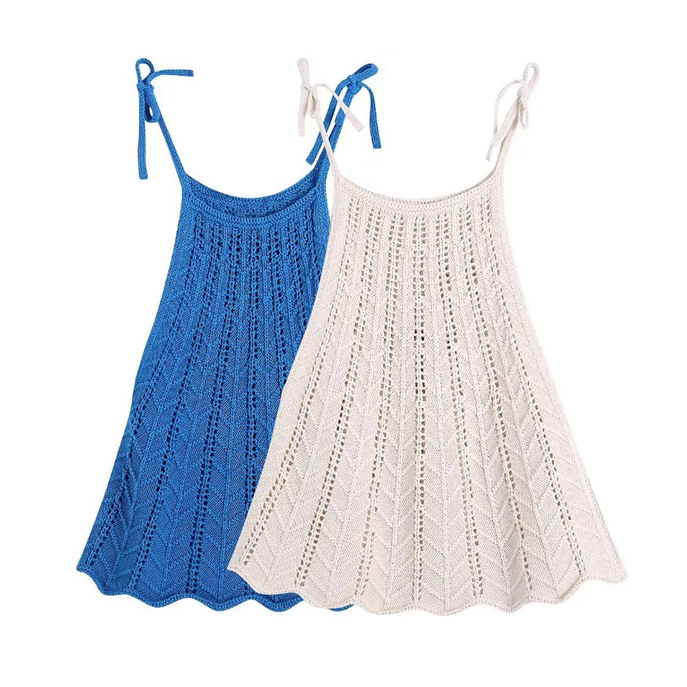Women's Clothing 2022 Chic and Fashionable New Hollow Design Knitted Suspenders Sleeveless Retro Temperament Female Top Mujer
Women's Clothing 2022 Chic and Fashionable New Hollow Design Knitted Suspenders Sleeveless Retro Temperament Female Top Mujer