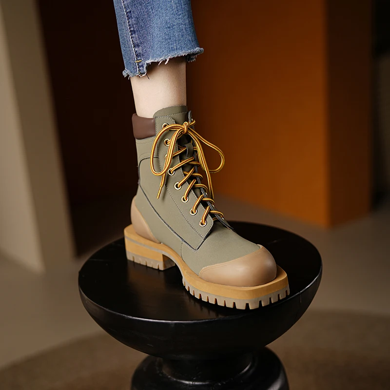 Женские ботильоны на шнуровке YPP, повседневные рабочие ботинки из натуральной кожи на среднем каблуке, размеры 34-40, Осень-зима 2023
Женские ботильоны на шнуровке YPP, повседневные рабочие ботинки из натуральной кожи на среднем каблуке, размеры 34-40, Осень-зима 2023