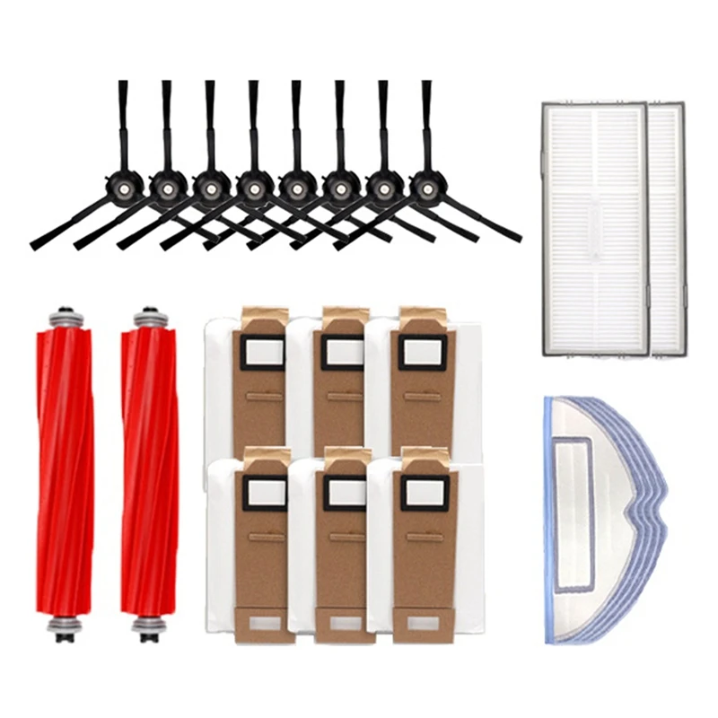 For Roborock S7 T7S T7PLUS T7SPLUS Roll Brush Mop Rag Filter Side Brush Dust Bag Vacuum Cleaner Spare Parts
For Roborock S7 T7S T7PLUS T7SPLUS Roll Brush Mop Rag Filter Side Brush Dust Bag Vacuum Cleaner Spare Parts