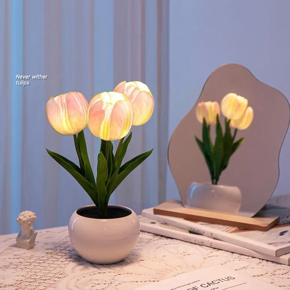 Tulips Lampnight Light Rgb Remote Control Dimmable Portable Night Lamps Table Lamp Rechargeable Bedside Usb Lamp I6s0
Tulips Lampnight Light Rgb Remote Control Dimmable Portable Night Lamps Table Lamp Rechargeable Bedside Usb Lamp I6s0