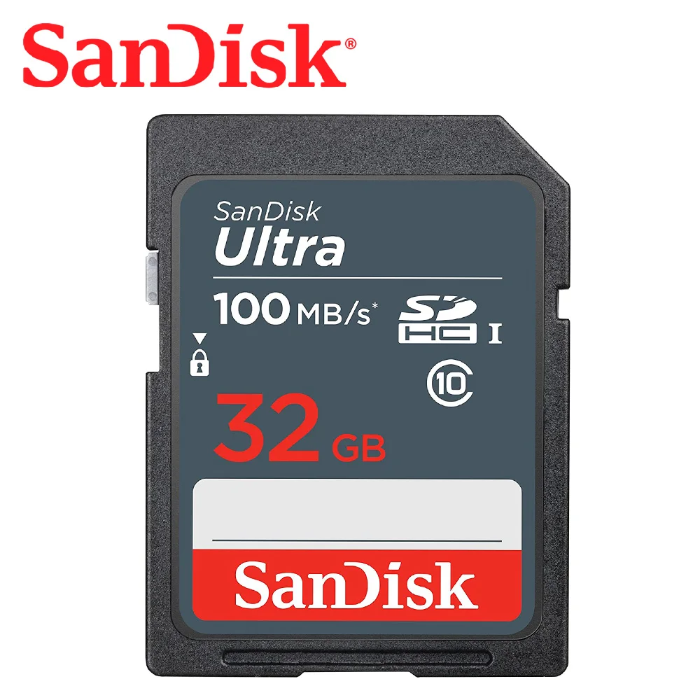 

SanDisk Ultra SD Memory Card sdhc Class 10 32GB 16GB 100MB/s U1 High Speed Flash SD Card C10 for Full HD Camera Free Shipping
