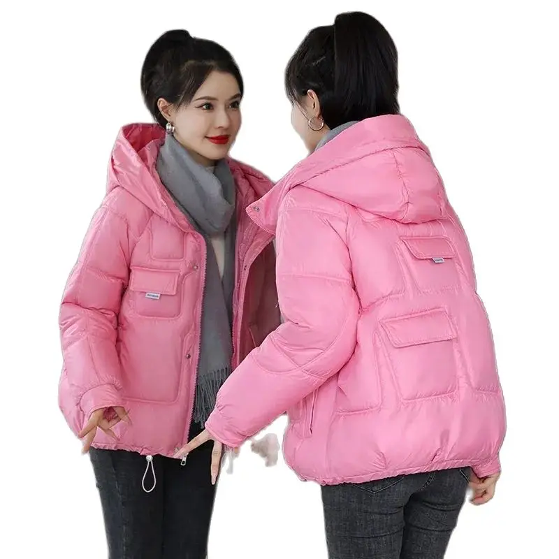 Fashion Ladies Down Cotton Jacket Women's Short 2022 Winter Korean Loose Hooded Jacket Bread Clothes Padded Jacket Women's Coat
Fashion Ladies Down Cotton Jacket Women's Short 2022 Winter Korean Loose Hooded Jacket Bread Clothes Padded Jacket Women's Coat