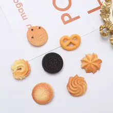 Cute 3D Side Clip Bangs Individuality Cookies Hairpin Party Supplies Hair Accessories Biscuit Hair Clip