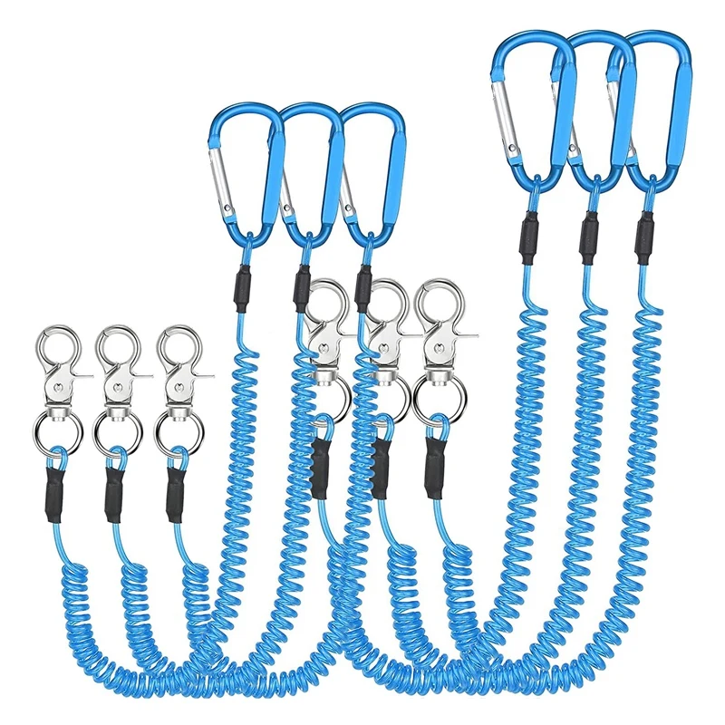 6 Pack Fishing Lanyard Kayak Retractable Fishing Rod Safety Lanyard Fishing Gear Lanyard Tether Accessories Fishing Tool
6 Pack Fishing Lanyard Kayak Retractable Fishing Rod Safety Lanyard Fishing Gear Lanyard Tether Accessories Fishing Tool