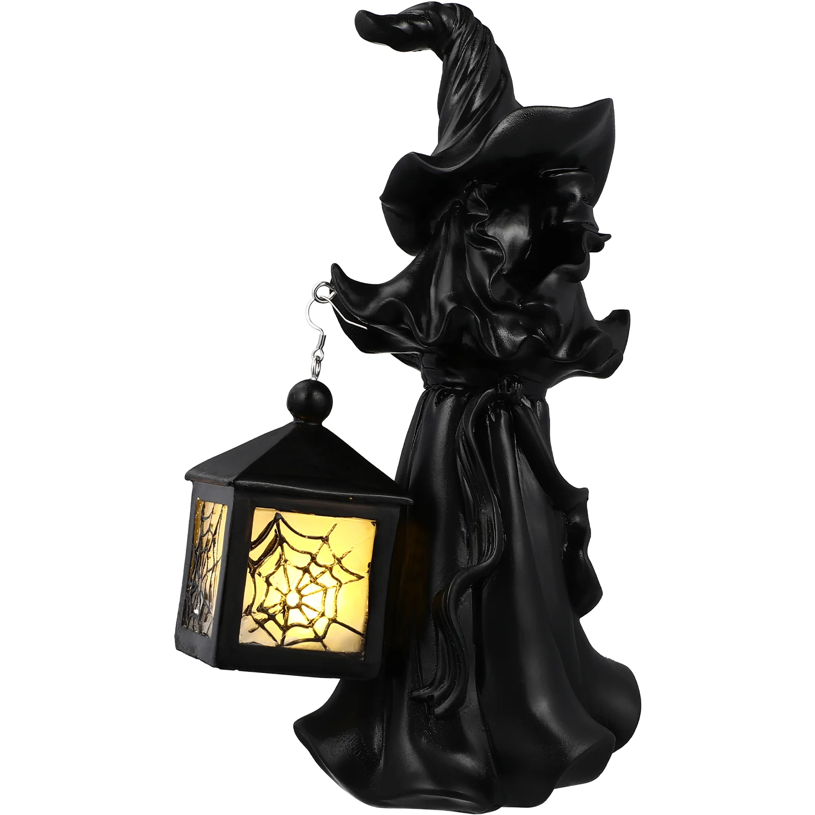 Ghost Sculpture Halloween Ghost Statue With Lantern Resin Witch Realistic Party Decoration
Ghost Sculpture Halloween Ghost Statue With Lantern Resin Witch Realistic Party Decoration