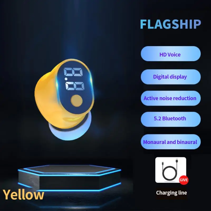 In-ear Digital Display Sport Headphone Single Earbuds Noise Reduction Hifi Sound Business Headset For Huawei Xiaomi With Mic
In-ear Digital Display Sport Headphone Single Earbuds Noise Reduction Hifi Sound Business Headset For Huawei Xiaomi With Mic