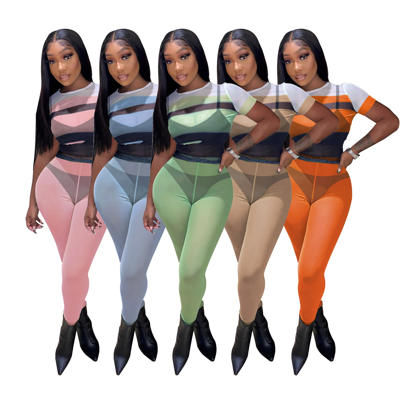 23W8297 Summer 2022 Womens Fashion Popular Printing Mesh Sexy Outfits for Woman Suit New Casual Two Piece Sets Womens Outifits
23W8297 Summer 2022 Womens Fashion Popular Printing Mesh Sexy Outfits for Woman Suit New Casual Two Piece Sets Womens Outifits