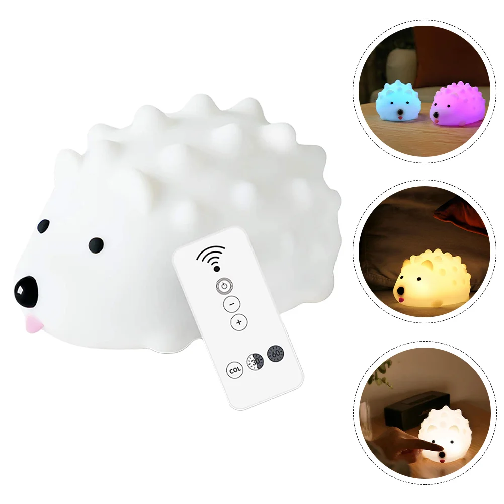 LED Luminous Intelligent Hedgehog Ornament Decorative Lamp Kid's Room Silicone Lamp 
LED Luminous Intelligent Hedgehog Ornament Decorative Lamp Kid's Room Silicone Lamp