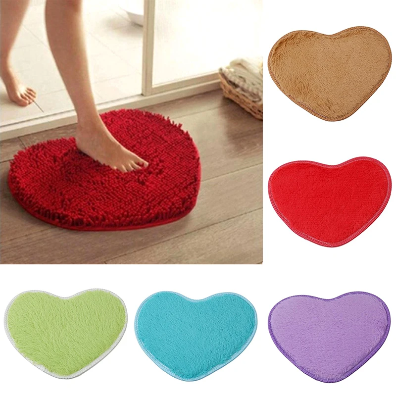 40cm*50cm Heart Shape Floor Carpet Modern Fashion Kitchen Bathroom Non-slip Door Mat Simple Comfortable Rugs Bath Mats
40cm*50cm Heart Shape Floor Carpet Modern Fashion Kitchen Bathroom Non-slip Door Mat Simple Comfortable Rugs Bath Mats