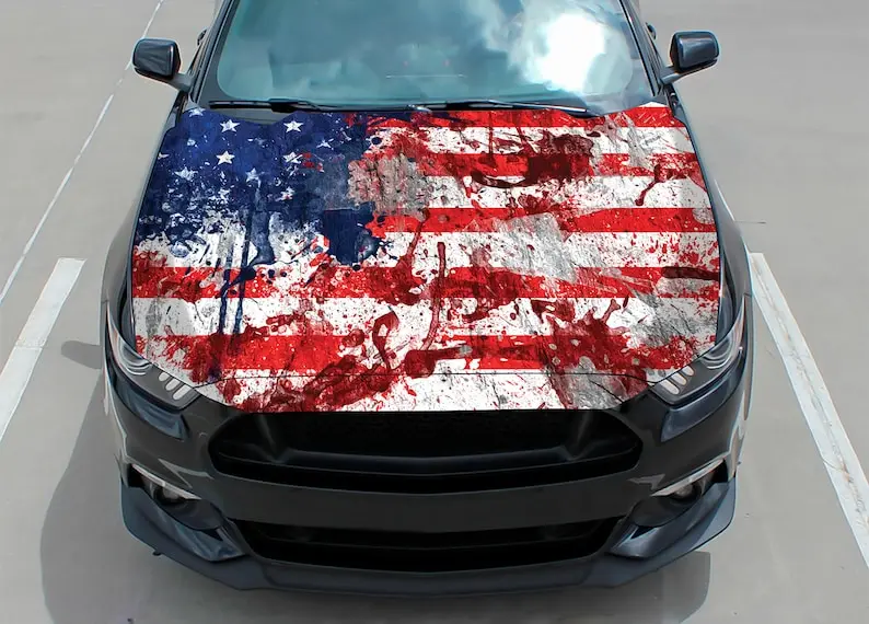 Car hood wrap decal, vinyl, sticker, graphic, american flag, truck decal, truck graphic, bonnet wrap decal, skull, f150, 
Car hood wrap decal, vinyl, sticker, graphic, american flag, truck decal, truck graphic, bonnet wrap decal, skull, f150,