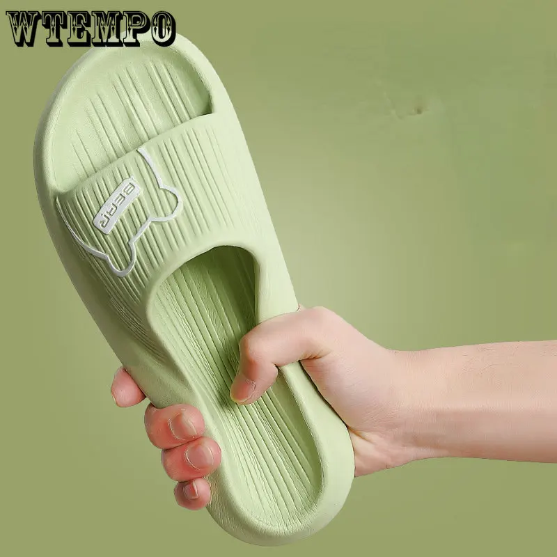 Шлепанцы WTEMPO женские на толстой платформе, Нескользящие, с мультяшным медведем, летние пляжные, для дома и улицы
Шлепанцы WTEMPO женские на толстой платформе, Нескользящие, с мультяшным медведем, летние пляжные, для дома и улицы