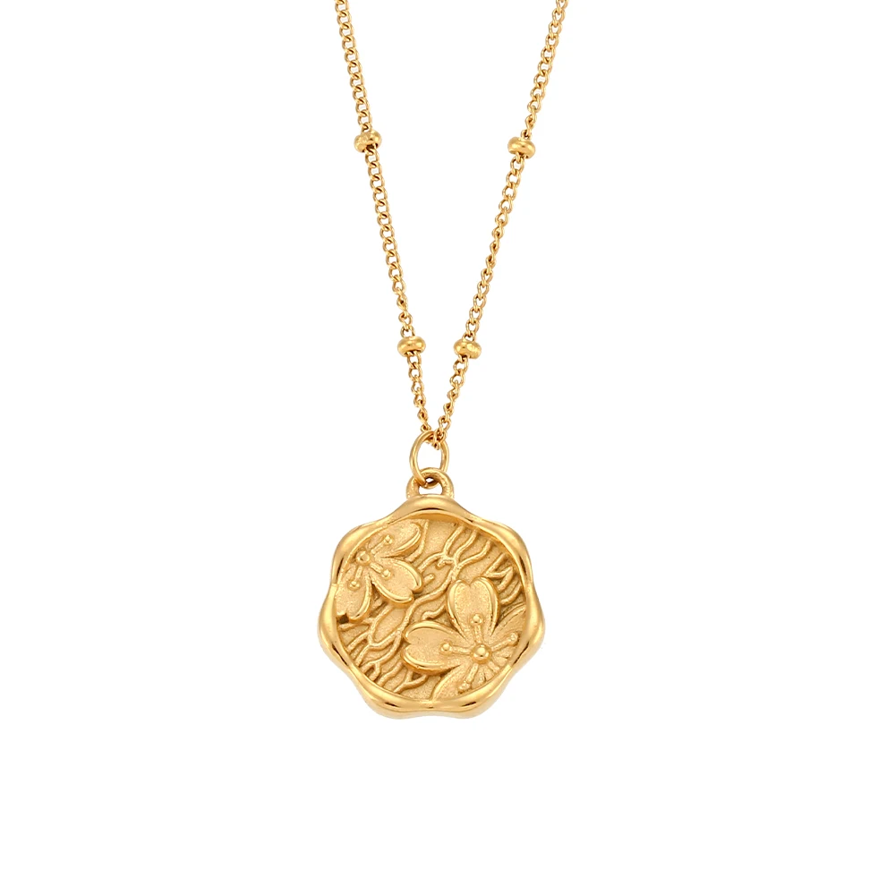 2022 New Arrival Elegant Cherry Blossom Round Pendant Necklaces 18K Plated Waterproof Hypoallergenic Necklace for Women
2022 New Arrival Elegant Cherry Blossom Round Pendant Necklaces 18K Plated Waterproof Hypoallergenic Necklace for Women