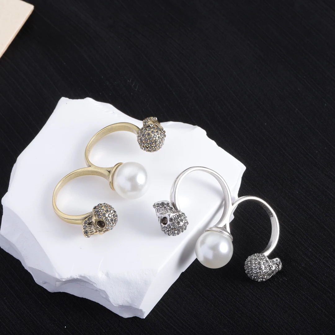 Retro Skull Head Pearl Ring for women fashion rings 2023 new in jewelry for women free shipping items Light Luxury Public Gifts
Retro Skull Head Pearl Ring for women fashion rings 2023 new in jewelry for women free shipping items Light Luxury Public Gifts