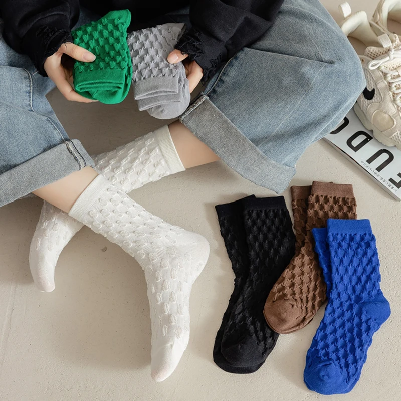 Candy Colors Breathable Bubble Socks Women Girls Comfortable Sock Casual Cotton Middle Tube Socks Punk Christmas Gifts
Candy Colors Breathable Bubble Socks Women Girls Comfortable Sock Casual Cotton Middle Tube Socks Punk Christmas Gifts